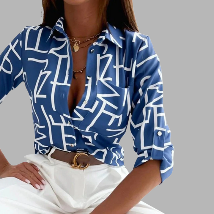 Emmy | Blouse Élégante avec Col