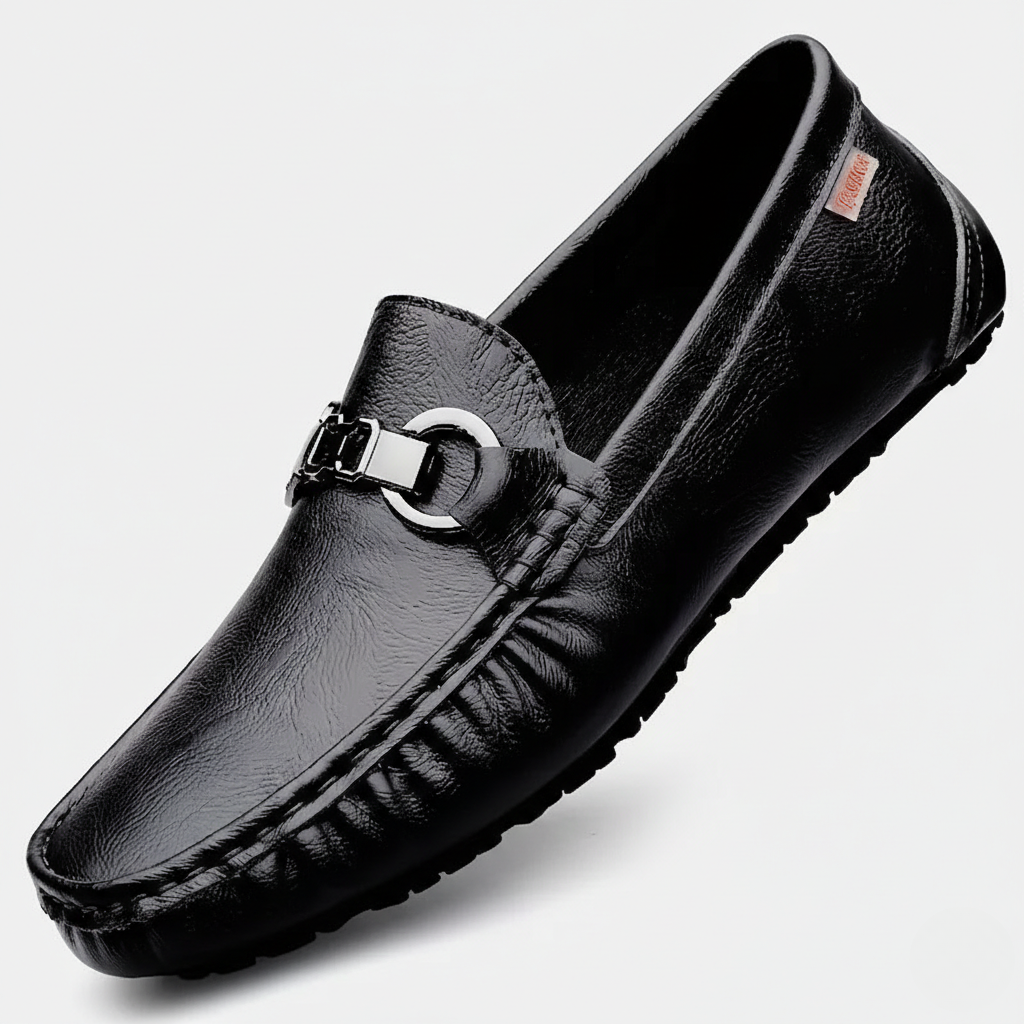 Alec | Mocassin de Conduite en Cuir Texturé