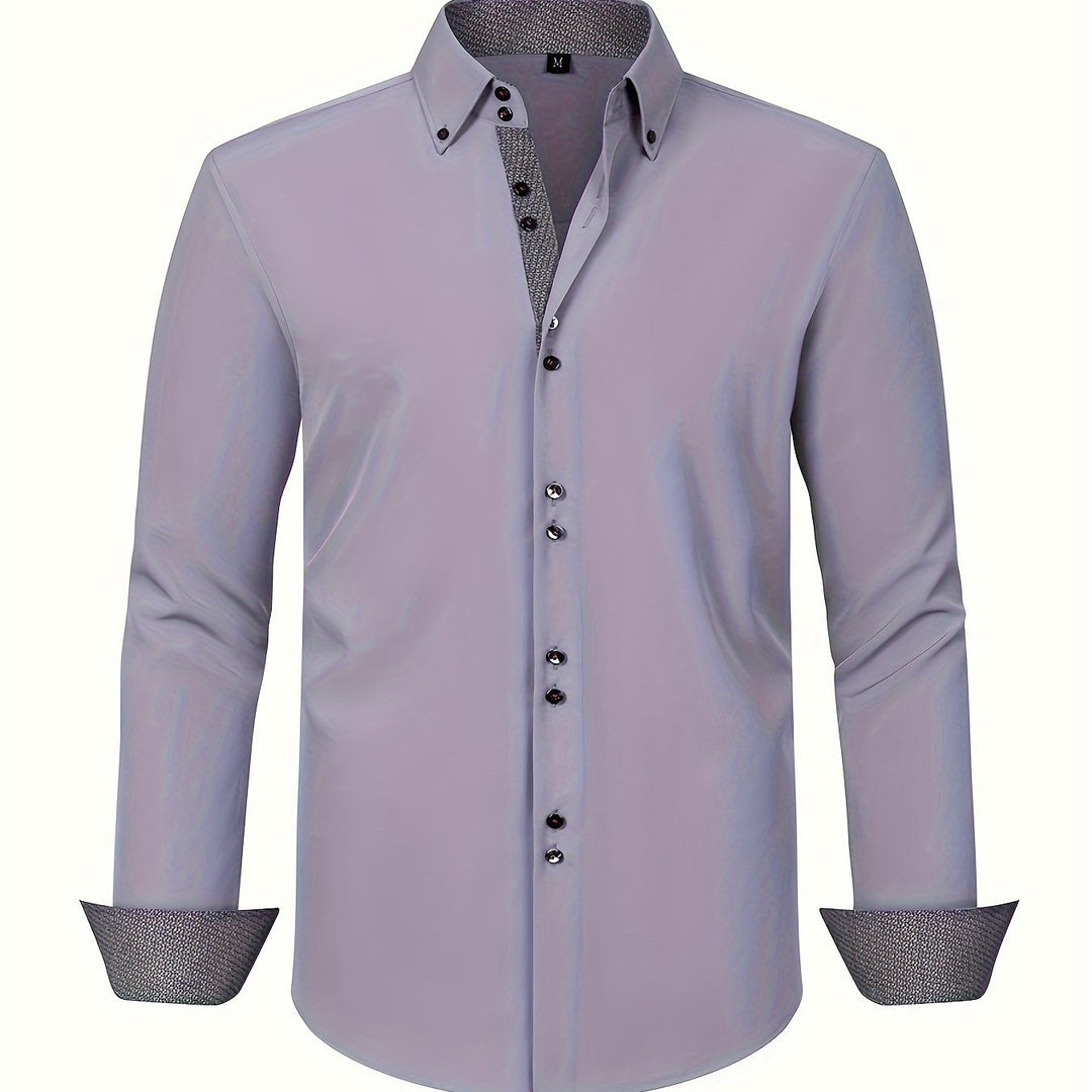 SONNY | CHEMISE ÉLÉGANTE LÉGÈRE AVEC DÉTAILS CONTRASTÉS