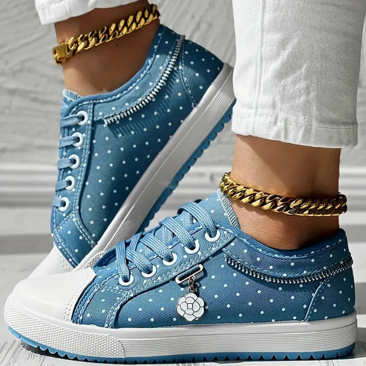Scarlette | Baskets Élégantes en Dentelle