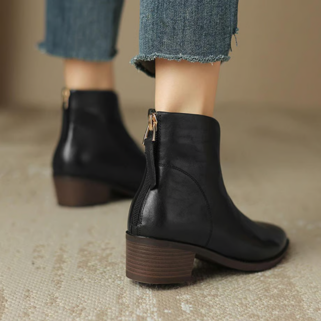 Annie | Bottines Élégantes en Cuir