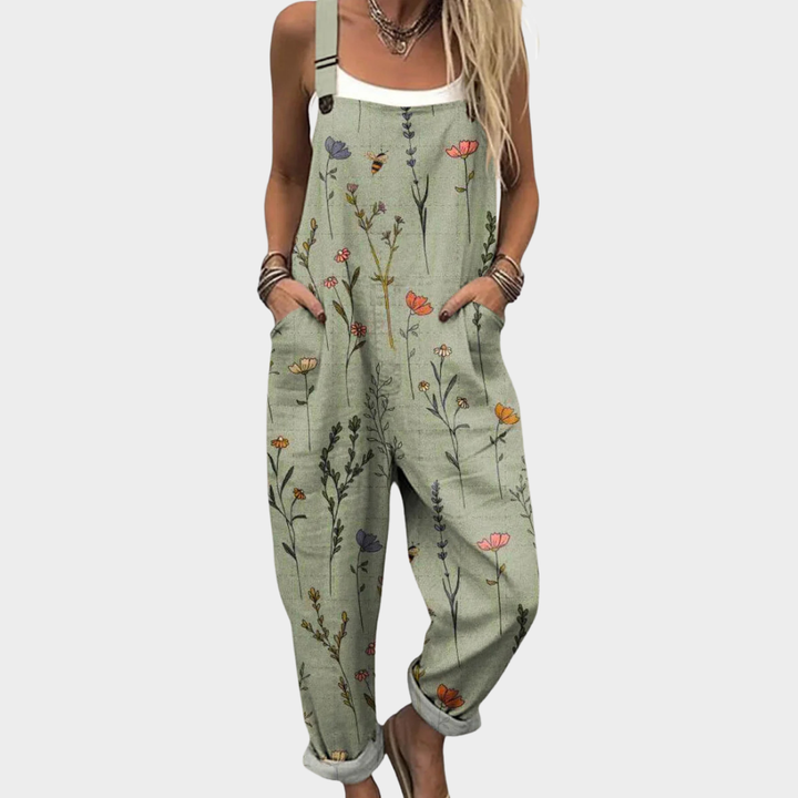 Beverly | Salopette Fleurs Delicates