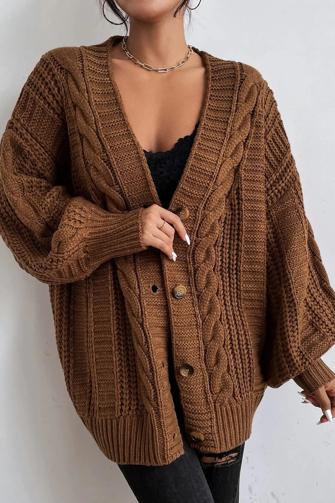 Hannie | Cardigan Confort Oversize en Tricot