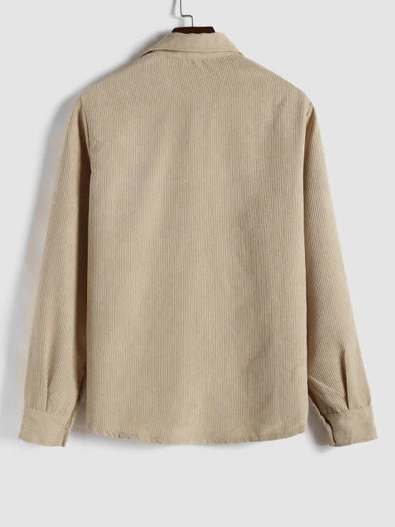 KURT | CHEMISE MANCHES LONGUES DEMI-BOUTONS