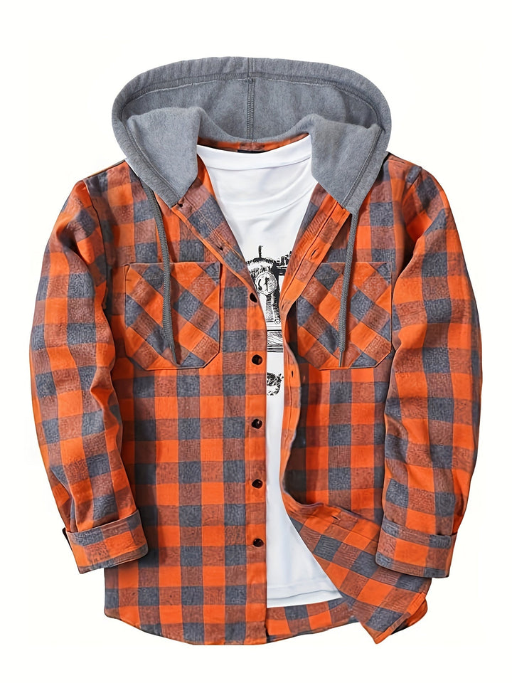 Clint | Chemise à Carreaux à Capuche