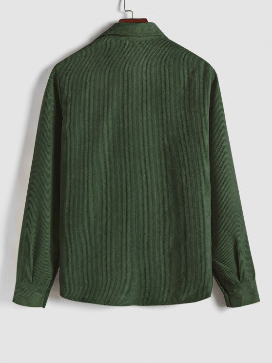 KURT | CHEMISE MANCHES LONGUES DEMI-BOUTONS