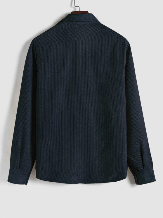 KURT | CHEMISE MANCHES LONGUES DEMI-BOUTONS