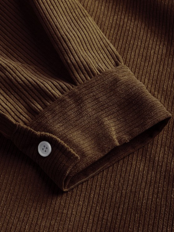 KURT | CHEMISE MANCHES LONGUES DEMI-BOUTONS
