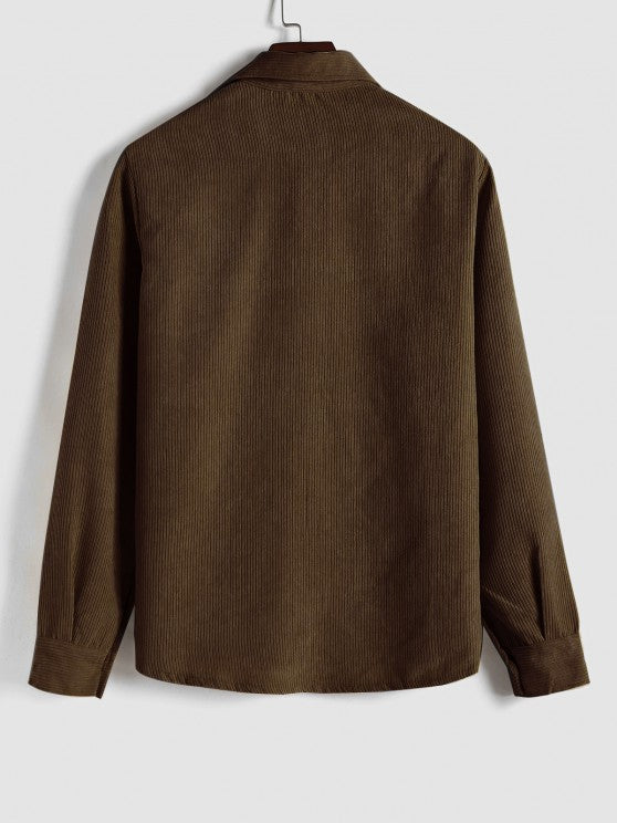 KURT | CHEMISE MANCHES LONGUES DEMI-BOUTONS