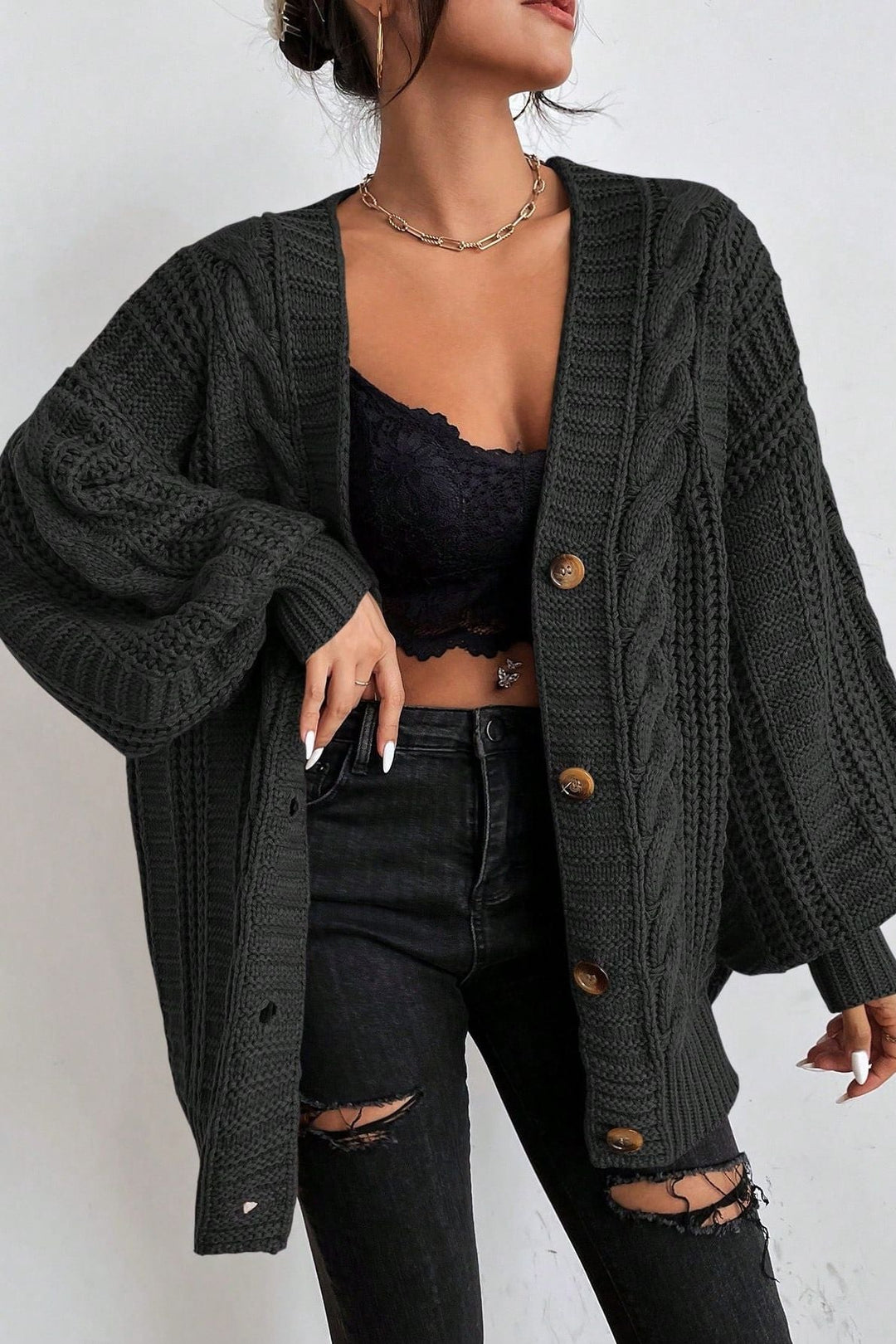 Hannie | Cardigan Confort Oversize en Tricot