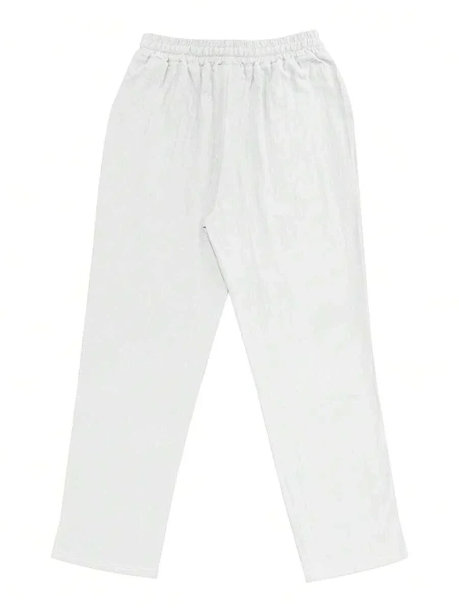 RICHARD | PANTALON LÉGER EN LIN AVEC CORDON