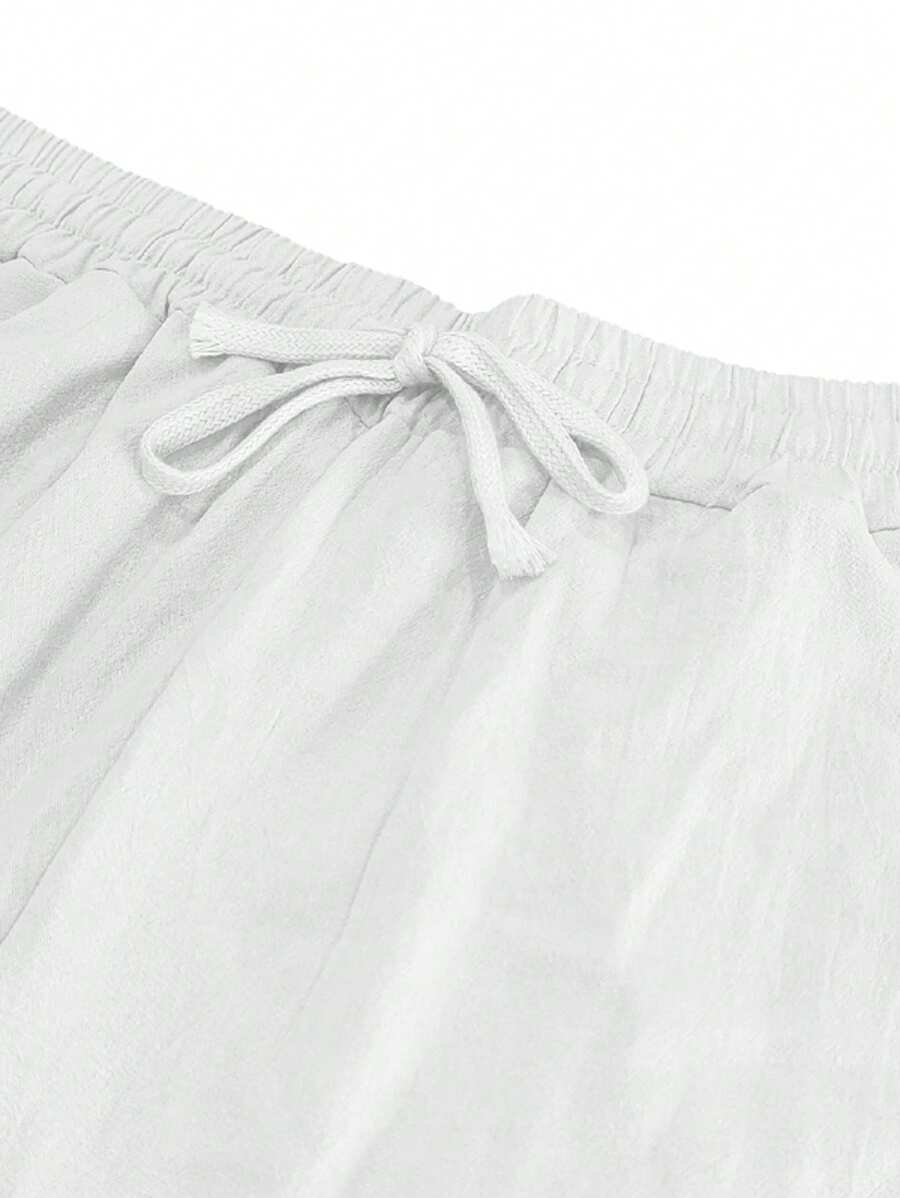 RICHARD | PANTALON LÉGER EN LIN AVEC CORDON