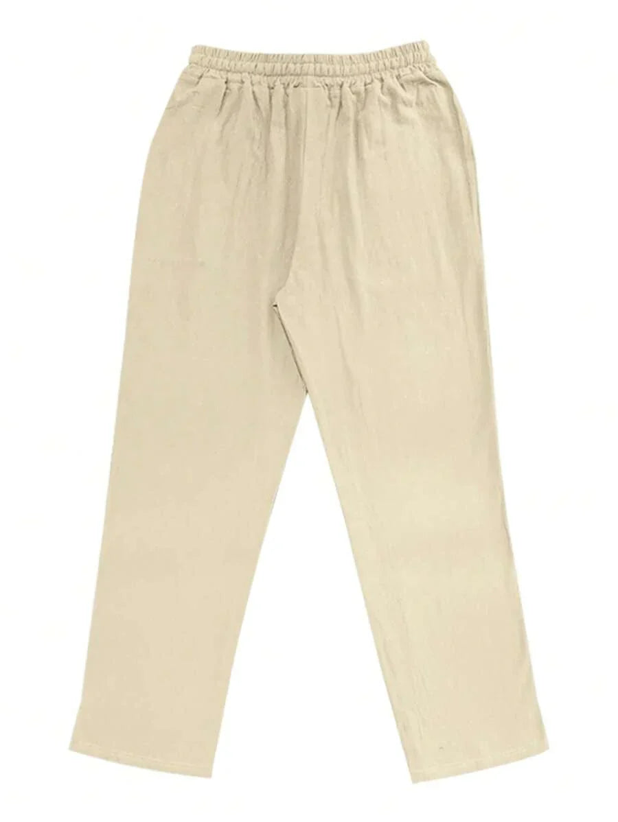 RICHARD | PANTALON LÉGER EN LIN AVEC CORDON