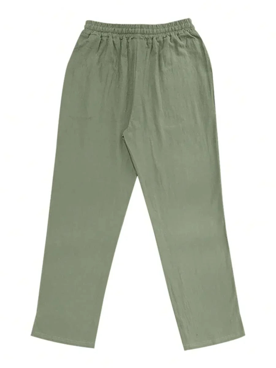 RICHARD | PANTALON LÉGER EN LIN AVEC CORDON