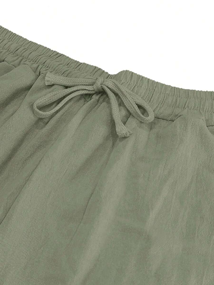 RICHARD | PANTALON LÉGER EN LIN AVEC CORDON