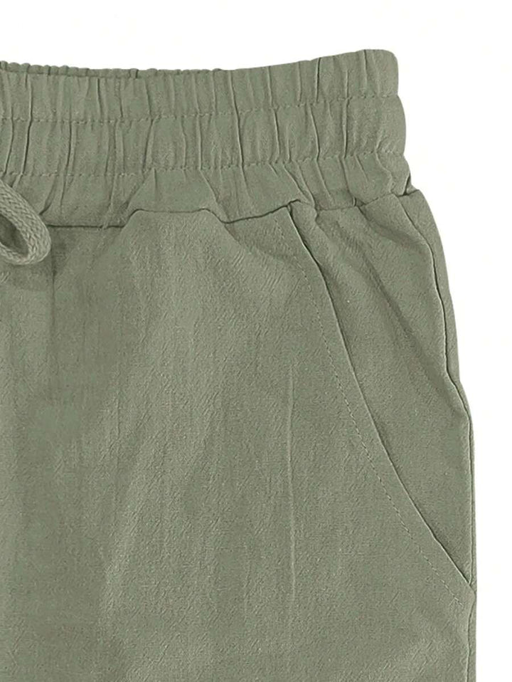 RICHARD | PANTALON LÉGER EN LIN AVEC CORDON