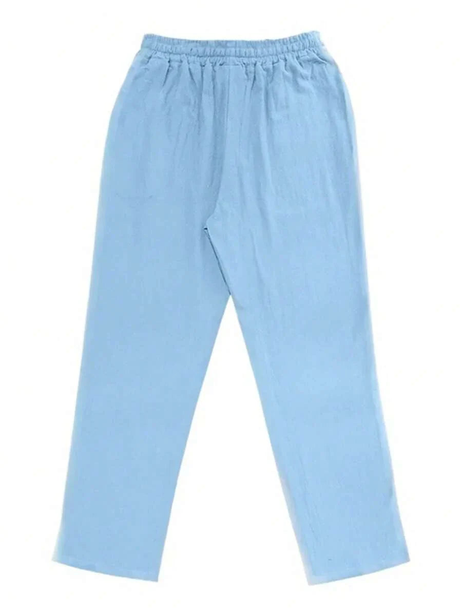 RICHARD | PANTALON LÉGER EN LIN AVEC CORDON