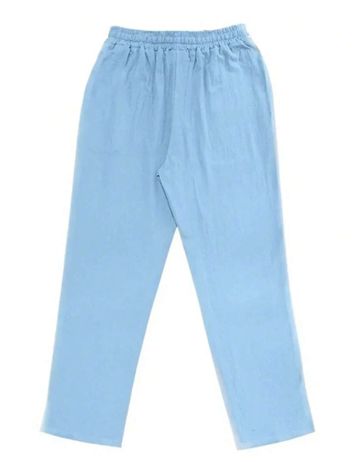 RICHARD | PANTALON LÉGER EN LIN AVEC CORDON