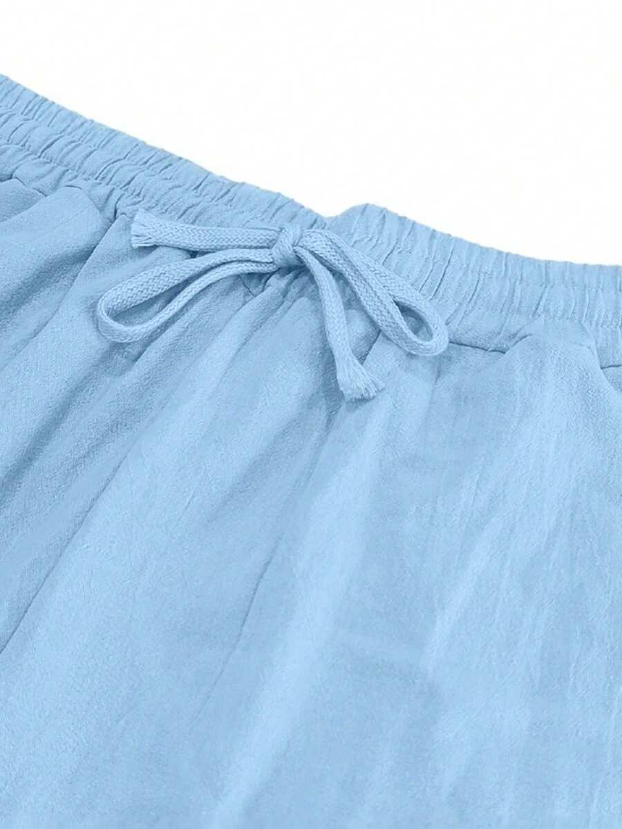 RICHARD | PANTALON LÉGER EN LIN AVEC CORDON