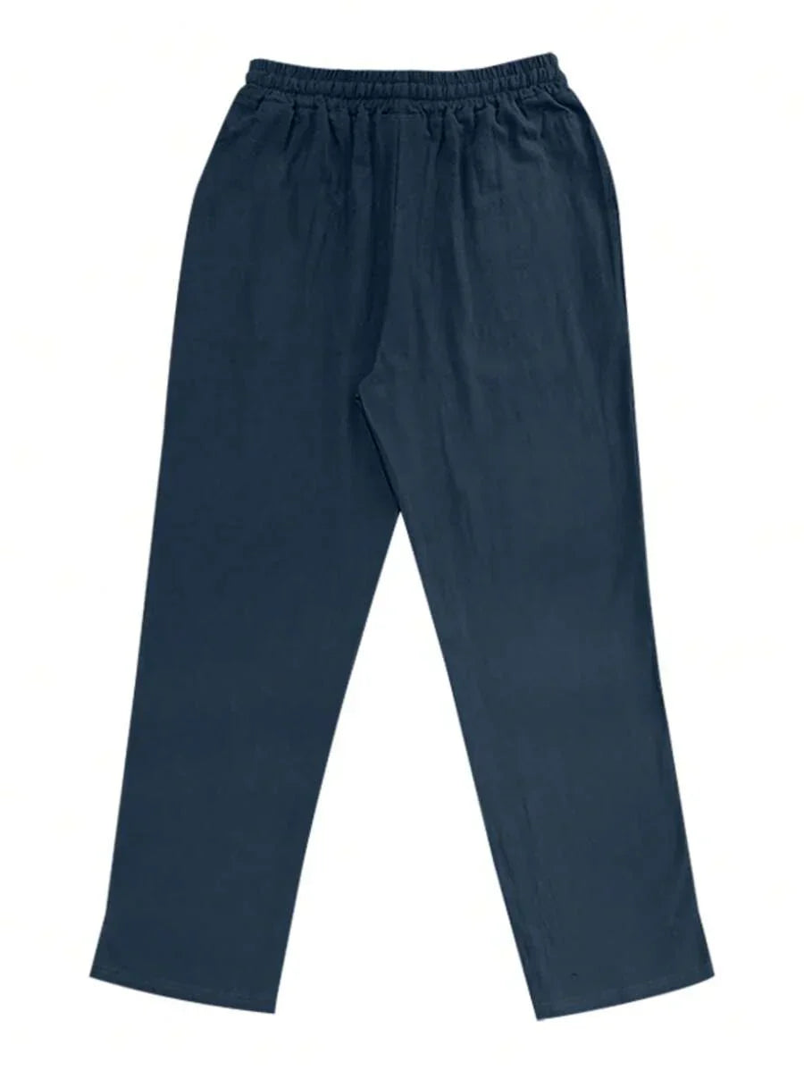 RICHARD | PANTALON LÉGER EN LIN AVEC CORDON