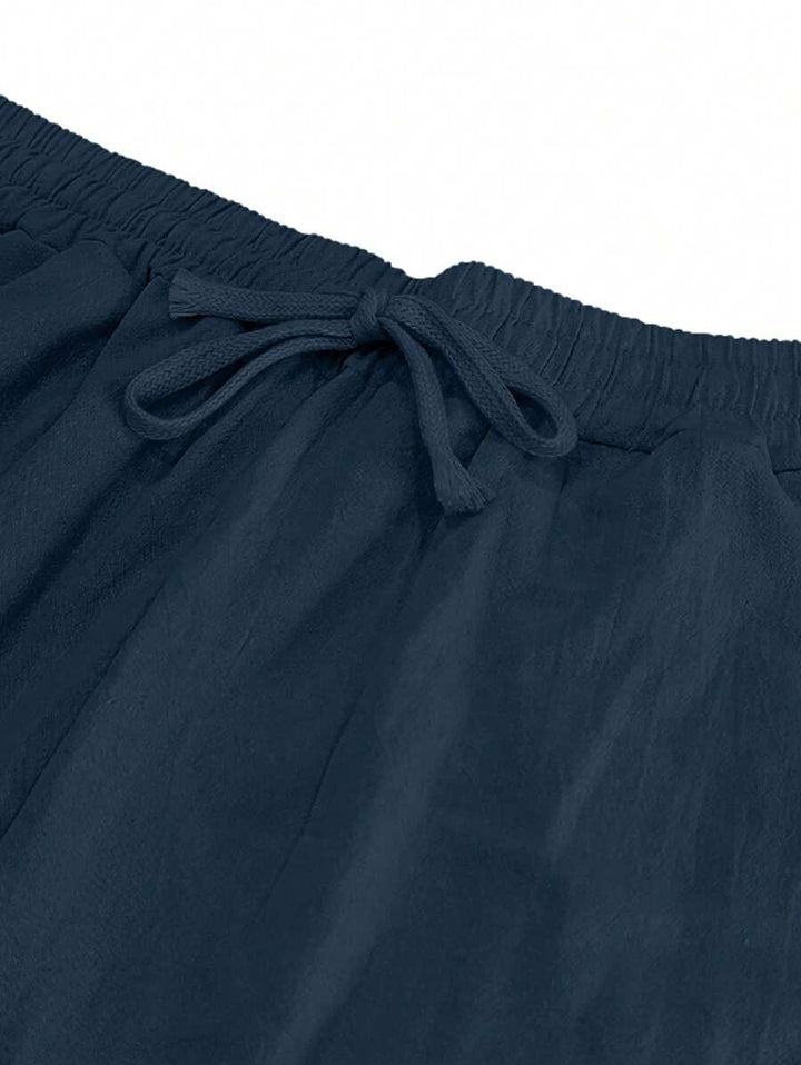 RICHARD | PANTALON LÉGER EN LIN AVEC CORDON