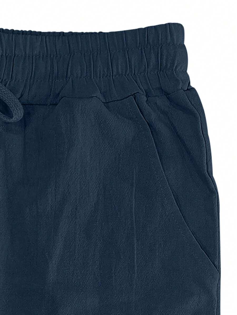 RICHARD | PANTALON LÉGER EN LIN AVEC CORDON