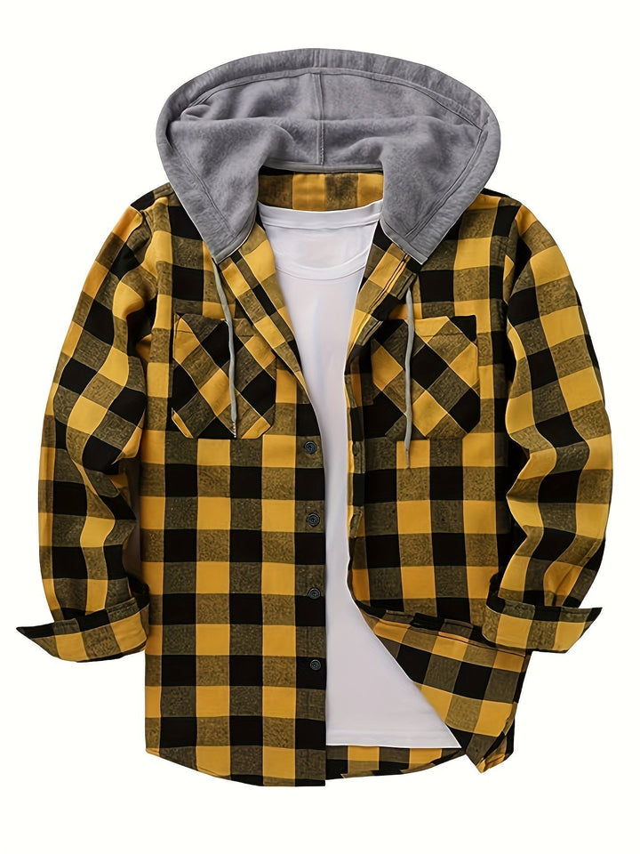 Clint | Chemise à Carreaux à Capuche