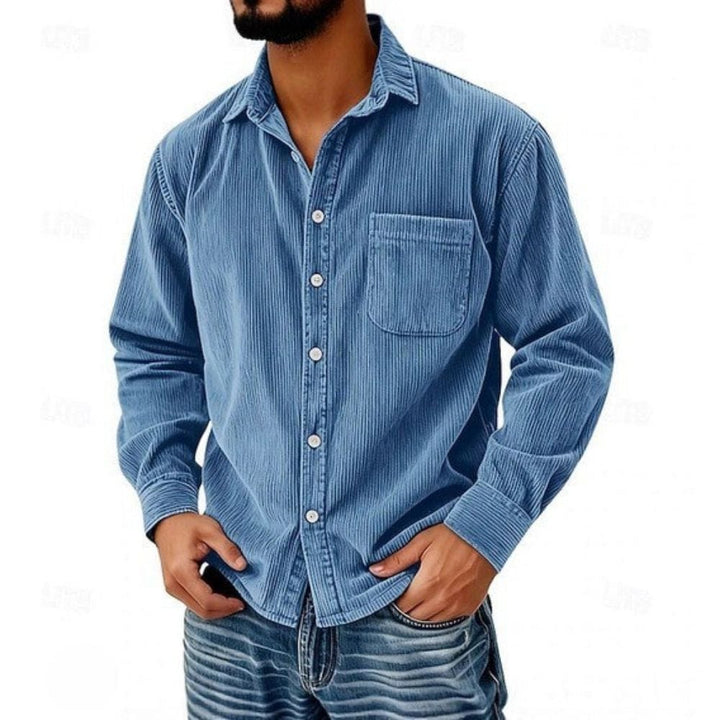 ROCKY | CHEMISE BOUTONNÉE EN VELOURS CÔTELÉ