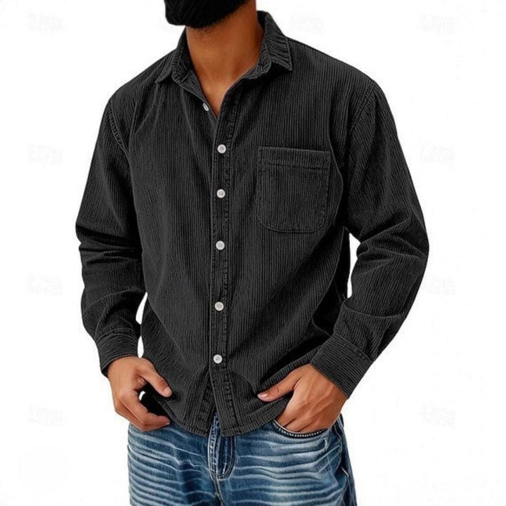 ROCKY | CHEMISE BOUTONNÉE EN VELOURS CÔTELÉ
