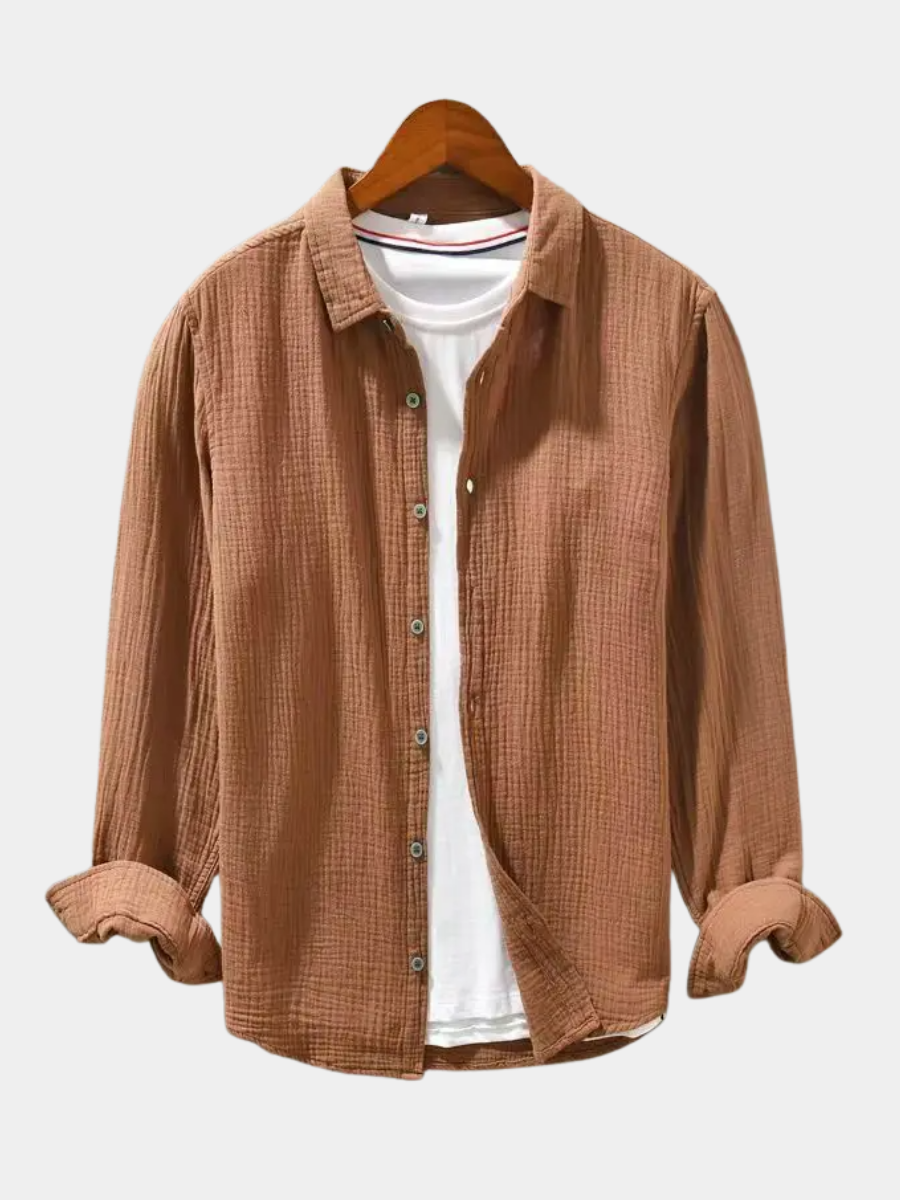 ALLEN | CHEMISE ÉLÉGANTE EN COTON DOUX COMME DE LA SOIE