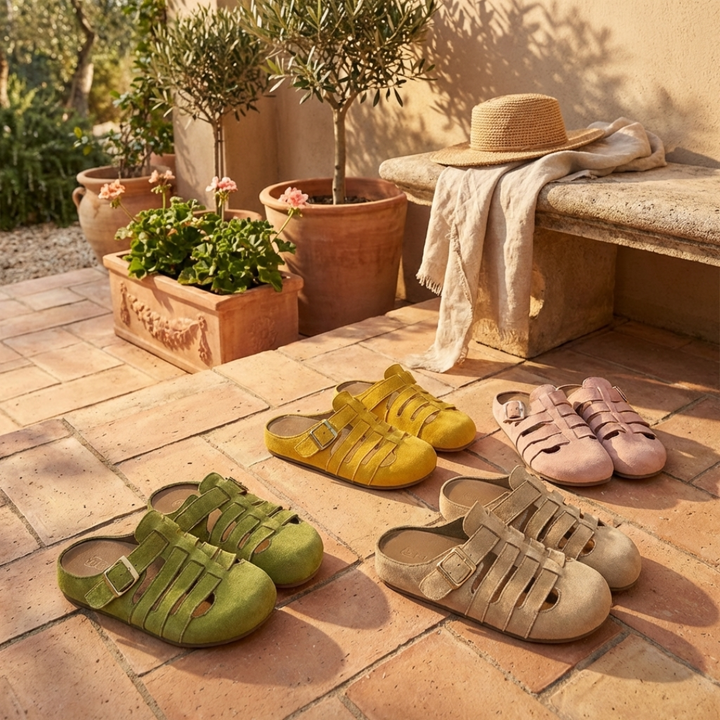 Claire | Sandales Mules Confortables sans Fermeture
