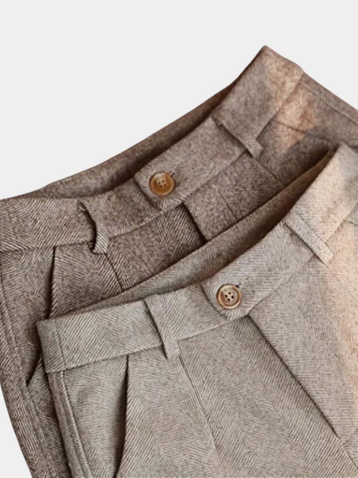 TYRESE | PANTALONS ÉLÉGANTS EN PURE LAINE SUR MESURE