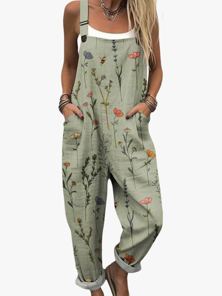 Beverly | Salopette Fleurs Delicates