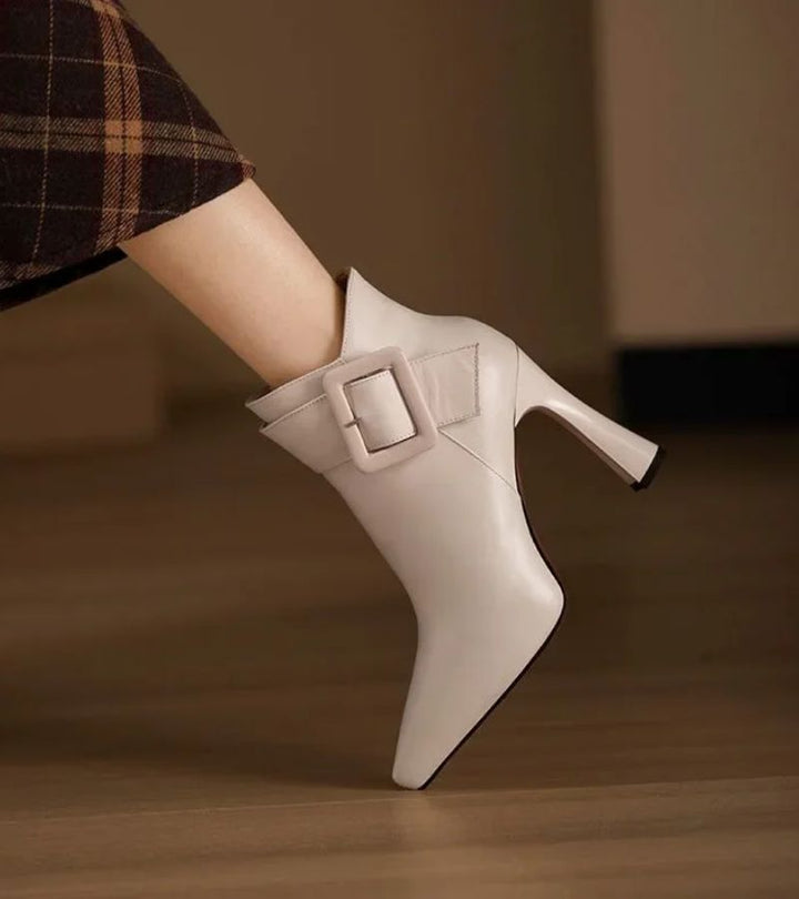 Ally | Bottines Signature à Talon & Boucle Oversize