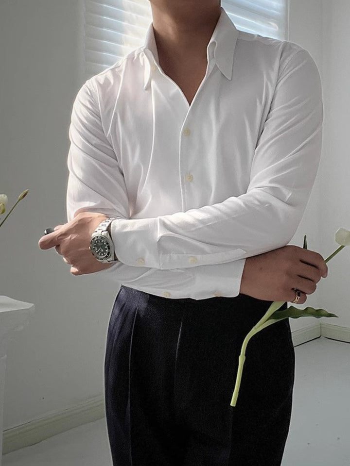 MIRO | CHEMISE ATHLÉTIQUE ITALIENNE EN BAMBOU
