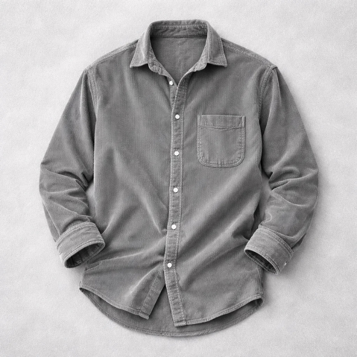 ROCKY | CHEMISE CLASSIQUE EN VELOURS CÔTELÉ
