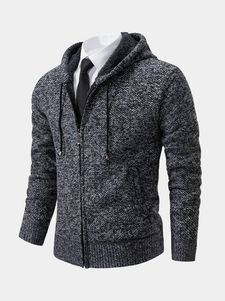 DARRELL | CARDIGAN AVEC ZIP EN POLAIRE