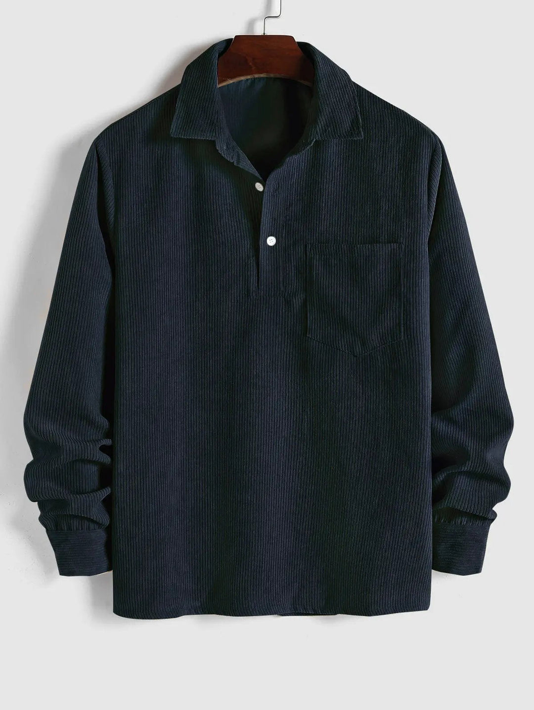 KURT | CHEMISE MANCHES LONGUES DEMI-BOUTONS