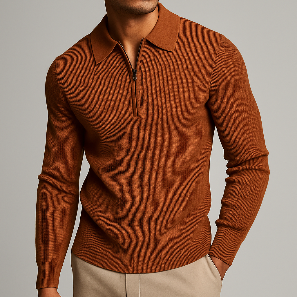 MORRIS | SWEAT CLASSIQUE EN MAILLE WAFFLE