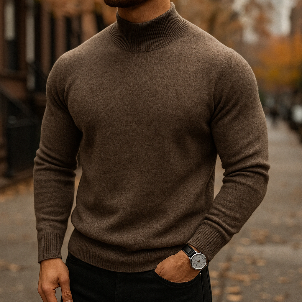 REX | PULL À COL EN LAINE