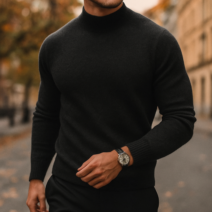 REX | PULL À COL EN LAINE