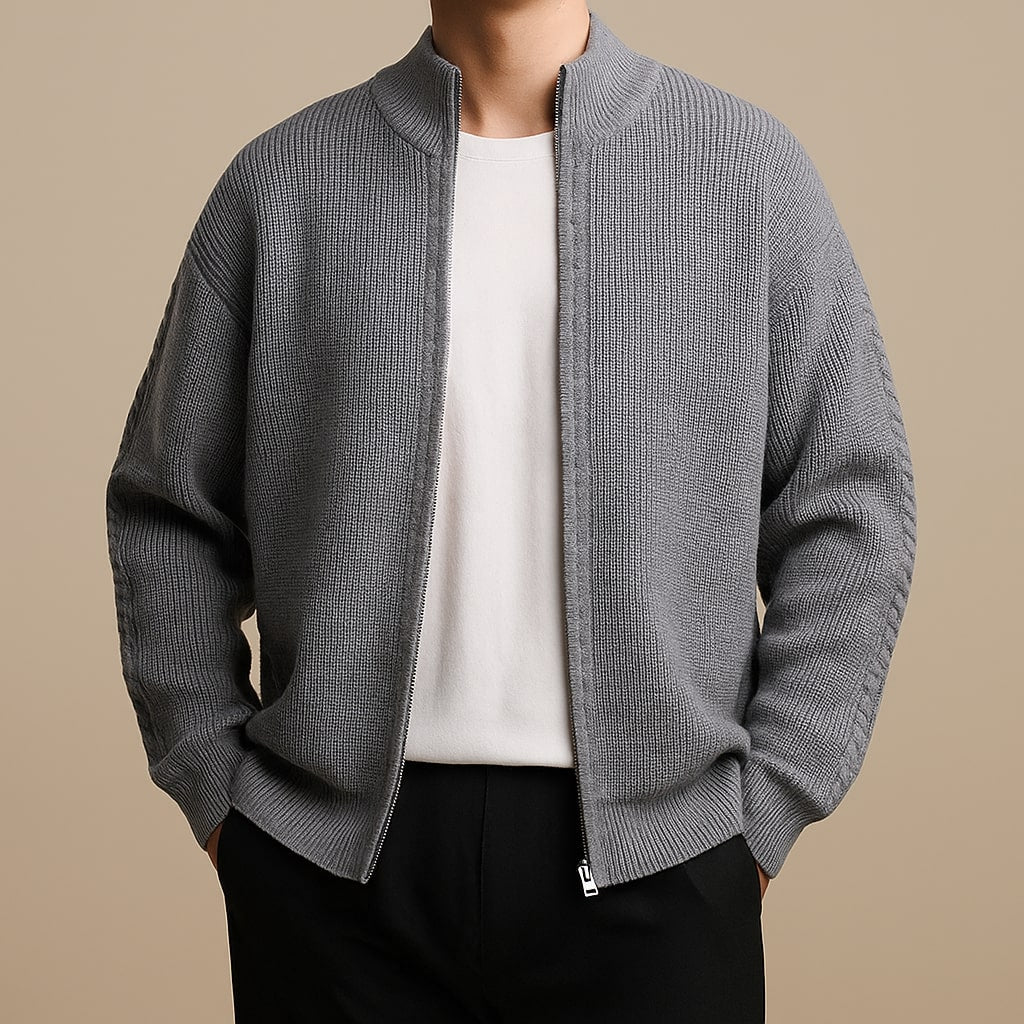 CRIS | PULL CÔTE À CÔTE AVEC ZIP