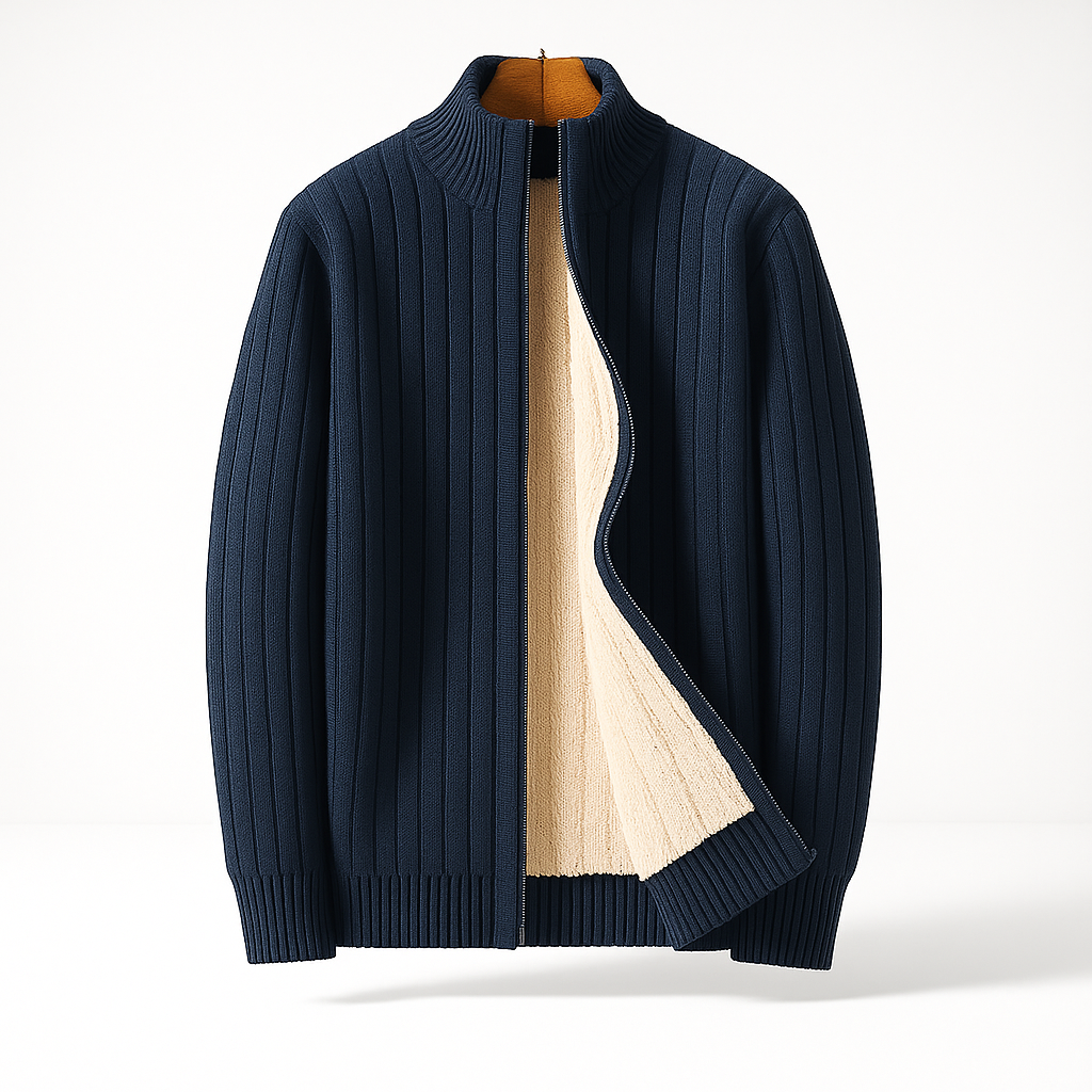KEN | CARDIGAN ÉLÉGANT ET MODE AVEC ZIP