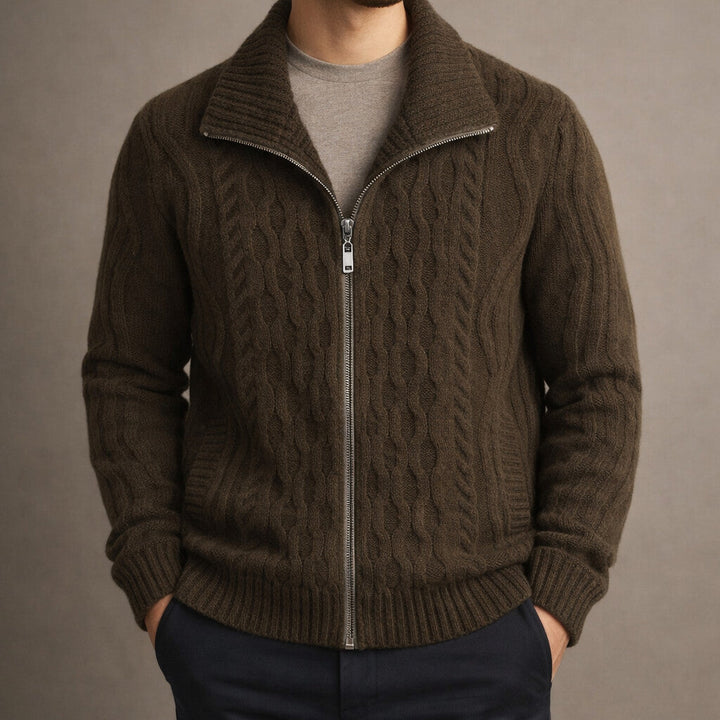 LAURENT MONACO | GILET CLASSIQUE ZIPPÉ POUR HOMME