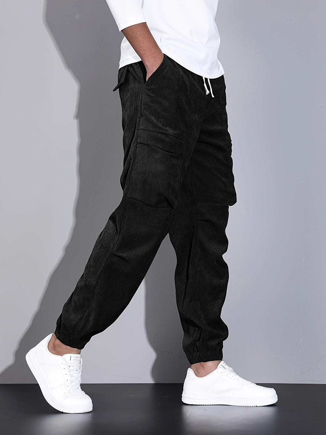 ROMMY | PANTALON CARGO EN CORDUROY