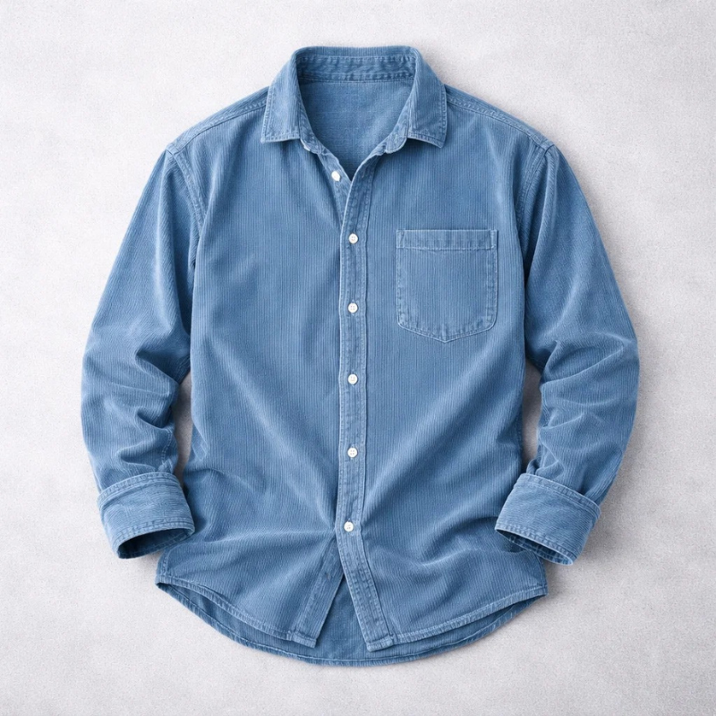 ROCKY | CHEMISE CLASSIQUE EN VELOURS CÔTELÉ