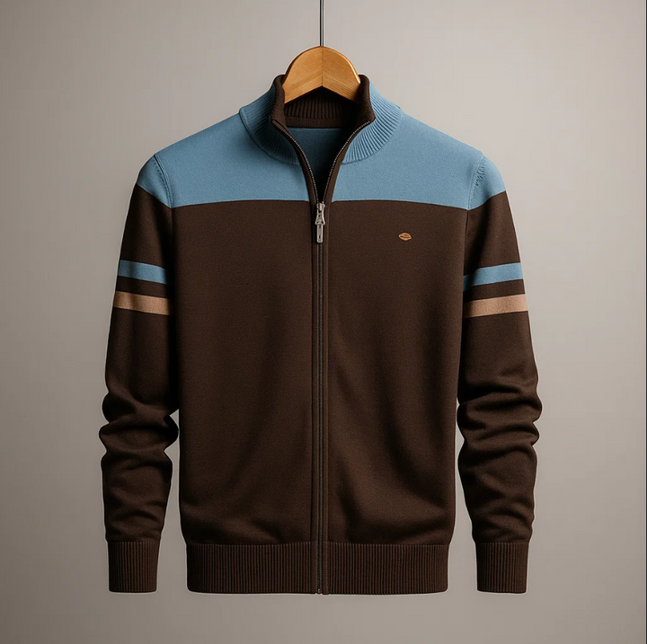 ROBERT| SWEAT COLORBLOCK AVEC ZIP