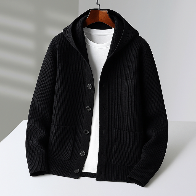 EMANN | GILET À CAPUCHE