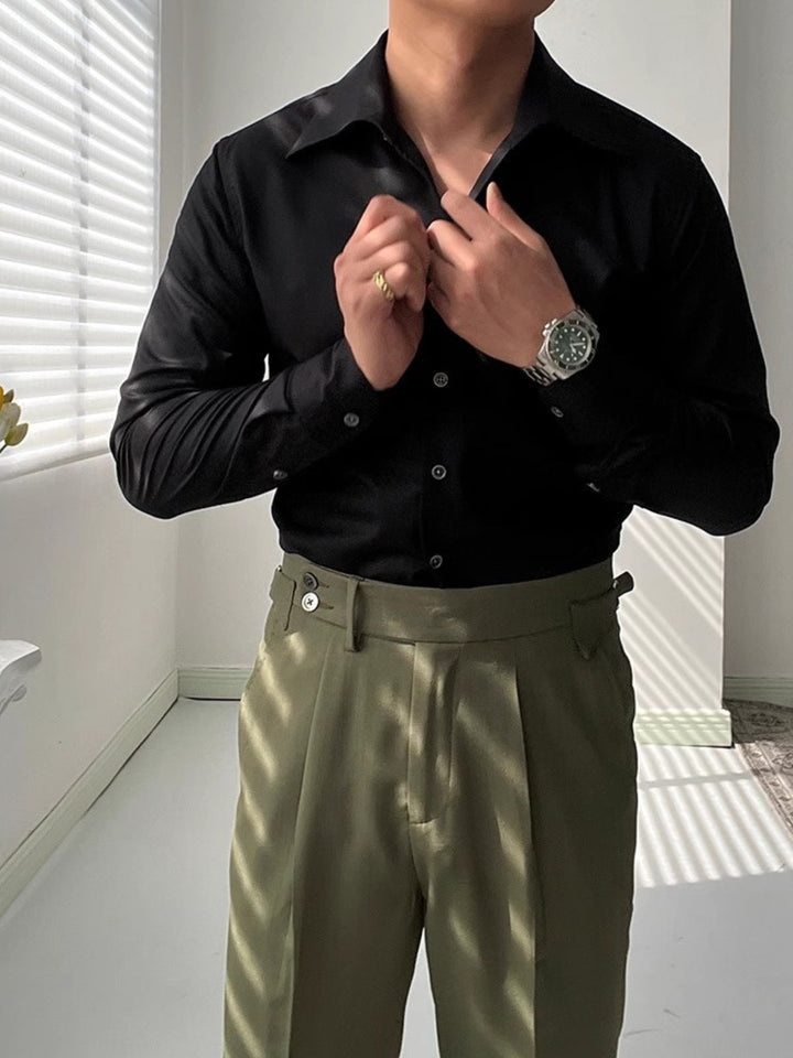 MIRO | CHEMISE ATHLÉTIQUE ITALIENNE EN BAMBOU