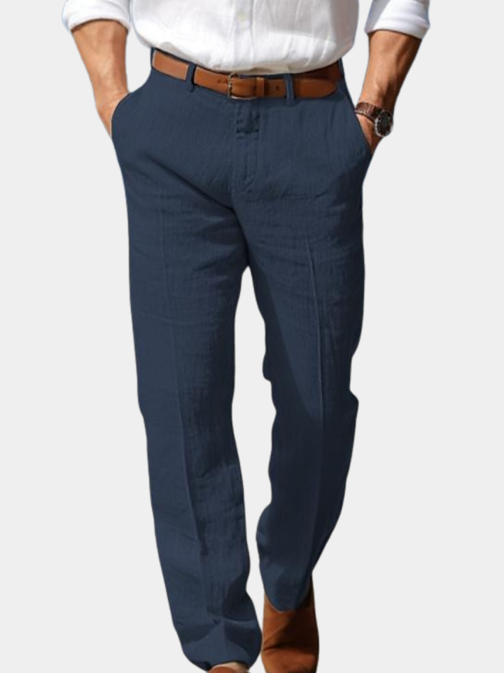 CRIS | PANTALON HOMME LUXE EN LIN PREMIUM